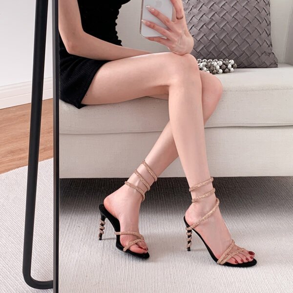 Ankle-strap Stilettos High Heel Sandals For Women - Image 2