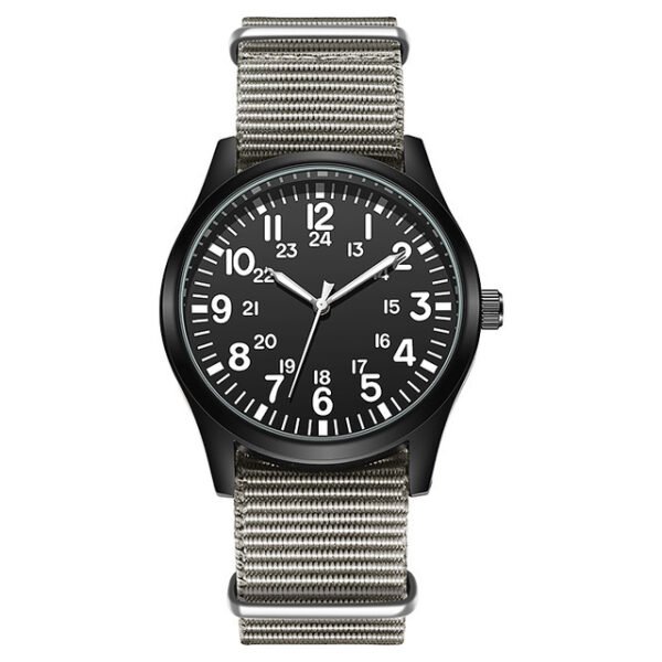 Air Force Field Fabric Strap 24-hour Display Watch - Image 3