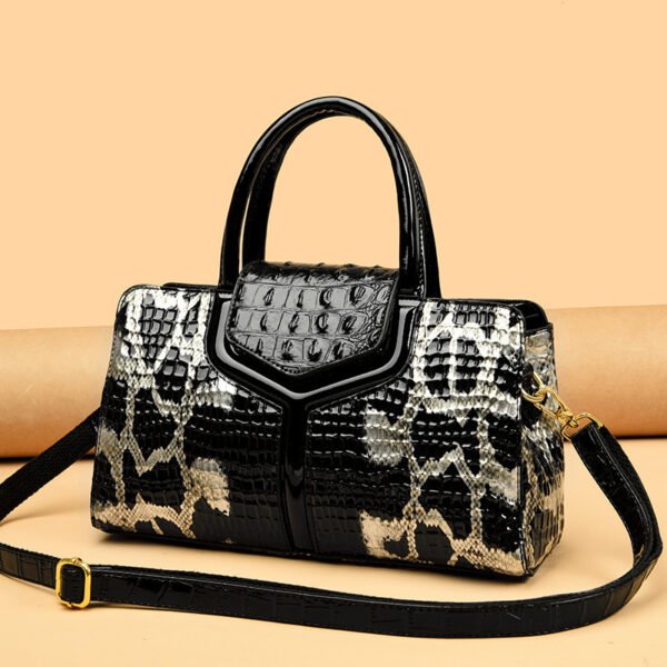 Women's Handbag Vintage Snake Pattern - Image 5