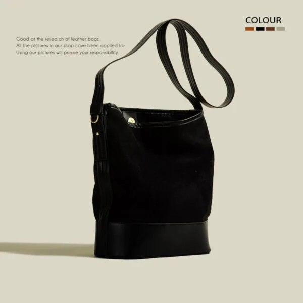 Women's Retro Large-capacity Bucket Bag - Image 3