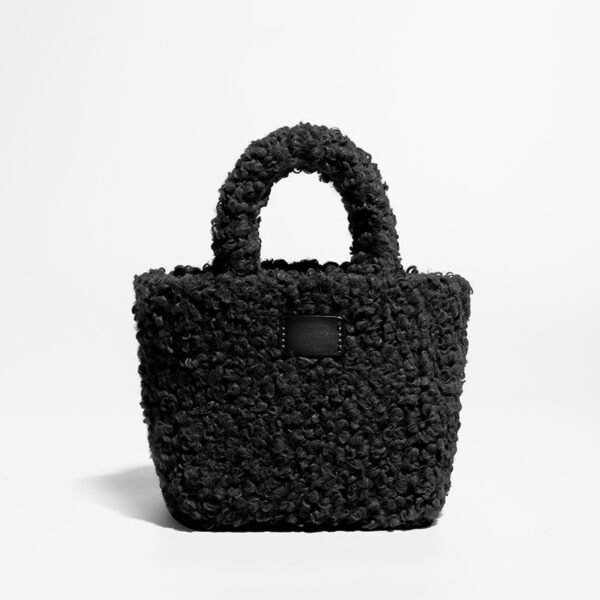 Women's Lamb Wool Small Square Bag - Image 5