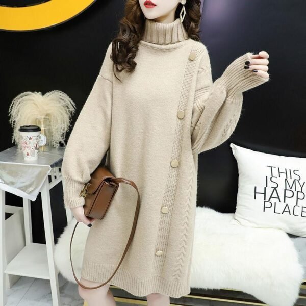 Autumn And Winter New Loose And Lazy Style Base Dress - Image 2