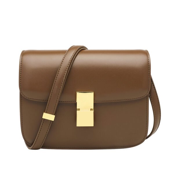 Women's Retro Leather Shoulder Messenger Bag - Image 2