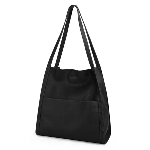 Women's Leather Fashion Handbag Top - Image 3