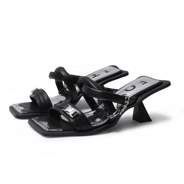 Women's French Outing Square Toe Sandals - Image 4