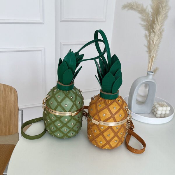 Women's Pineapple Rivet Diamond Casual Handbag