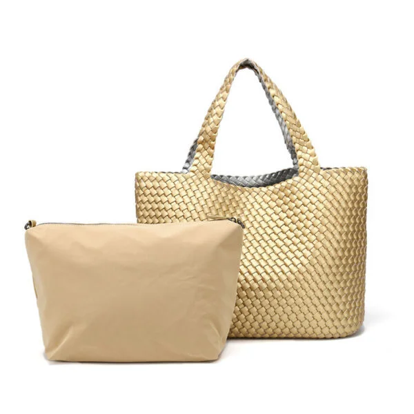 Woven Bag Open Cross Handbag - Image 5