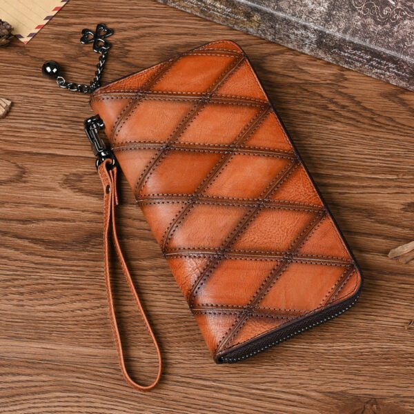 Women's Long Large Capacity Zipper Mobile Phone Bag - Image 2