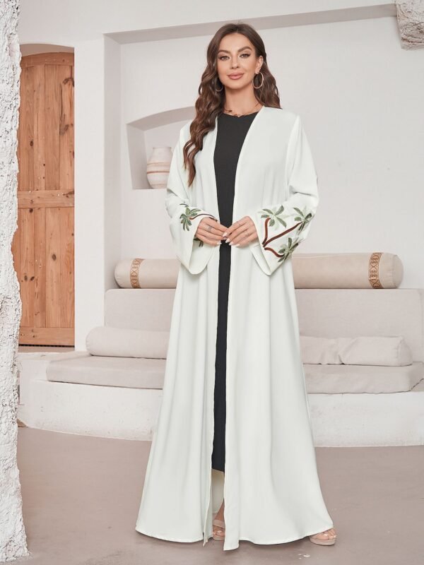 Women's Long-sleeved Cardigan Embroidered Dress - Image 7