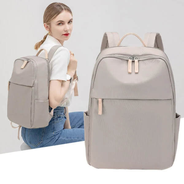 Women's Leisure Commuting Oxford Cloth Backpack - Image 2