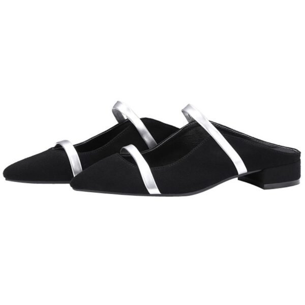 Pointed Toe Strap Flat Casual Shoes - Image 6