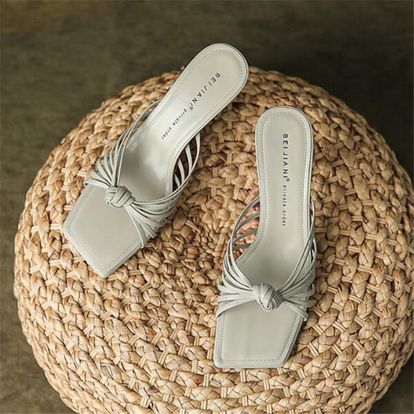 Women's French Style Retro Outerwear Sandals - Image 7