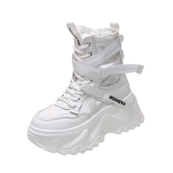 Women's Platform Height Increasing Casual Sneakers - Image 3