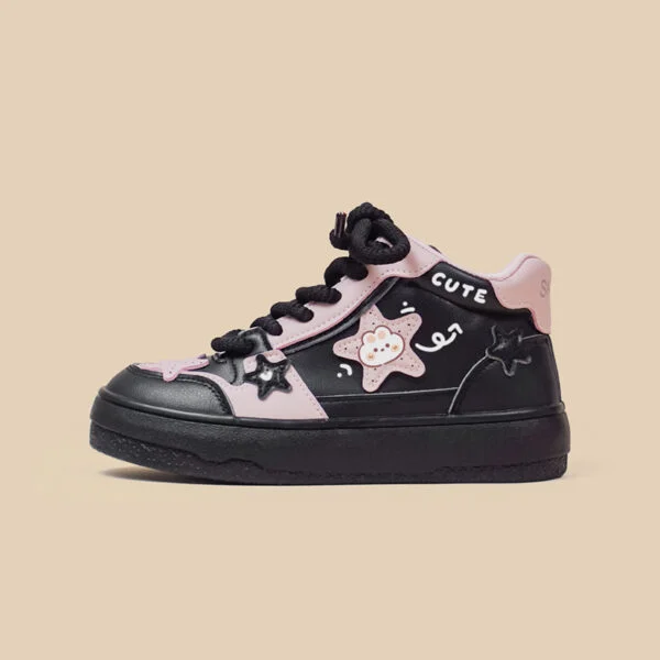 Women's Versatile Sports And Leisure High Top Sneakers - Image 2