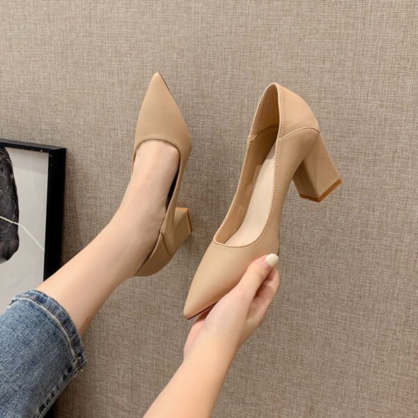 Women's High Heels Shallow Mouth Pointed Toe Fashion - Image 3