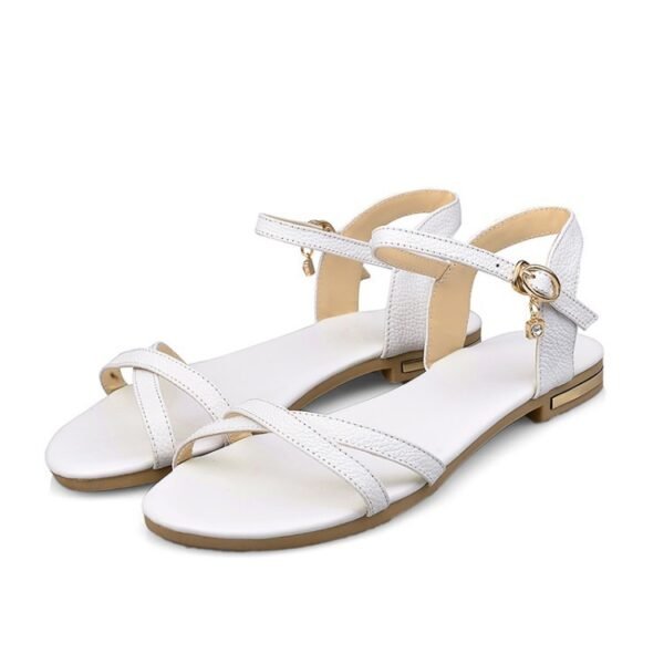 Women's Large Size Flat Toe Sandals - Image 7