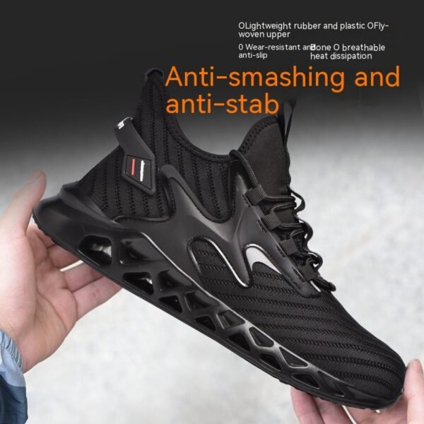 Anti Smashing And Anti Piercing Steel Toe Safety Shoes - Image 5