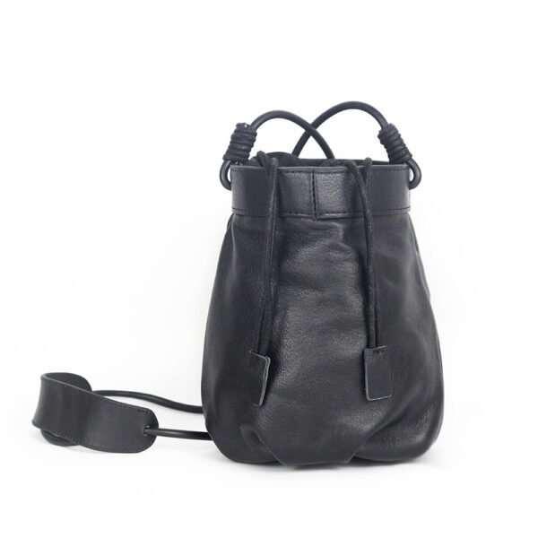 Bags Women'S Fashion Shoulder Bag Women'S Korean Style Women'S Top Layer Cowhide Literary Women'S Small Bucket Bag