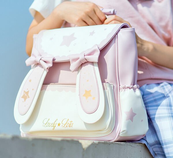 Xingyue Rabbit Backpack Lamb Leather JK Uniform School Bag - Image 6