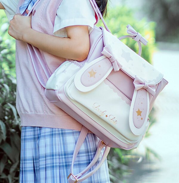 Xingyue Rabbit Backpack Lamb Leather JK Uniform School Bag - Image 5