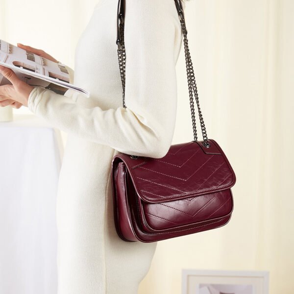 Bag Women Bag Cowhide Shoulder Bag Women - Image 4