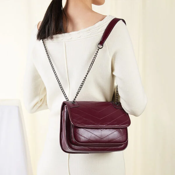 Bag Women Bag Cowhide Shoulder Bag Women - Image 7