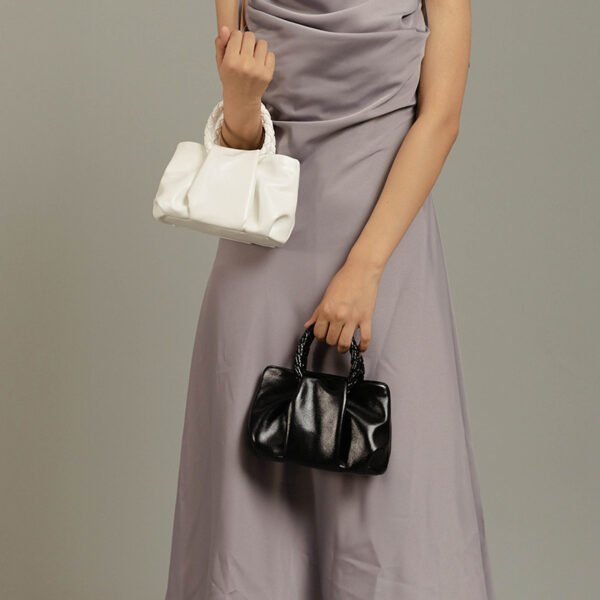 Wonton Bag Pleated Cloud Bag Mini Handbag - Image 3