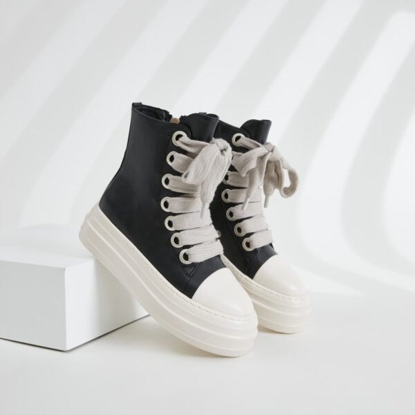 Women's Platform High-top Plus Size Shoes - Image 9