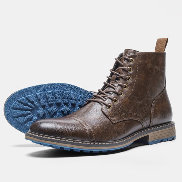 Workwear Shoes, Men's Retro Vintage Vintage Martin Boots - Image 8