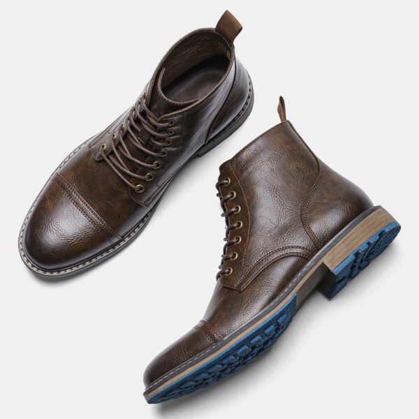 Workwear Shoes, Men's Retro Vintage Vintage Martin Boots - Image 10