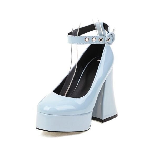 Women's Platform Thick Heel High Heel Shoes - Image 5