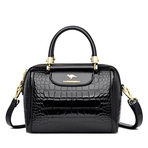 Women's Patent Leather Shiny Crossbody Shoulder Bag - Image 6