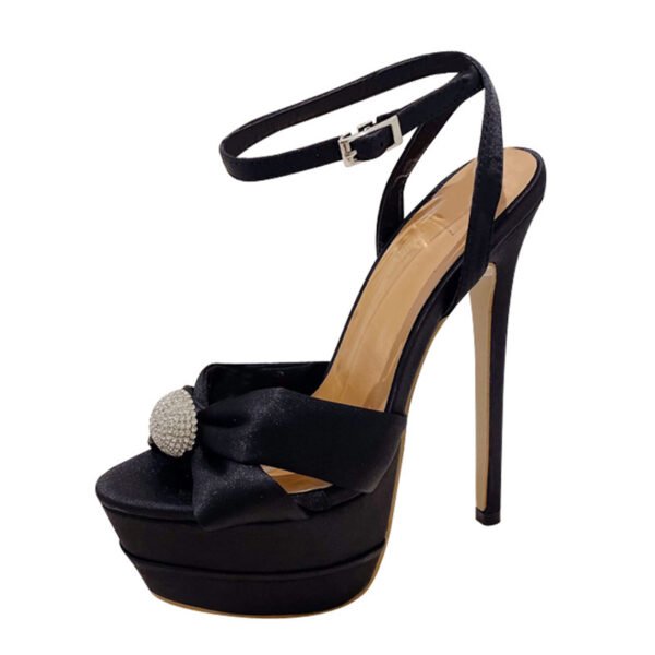 Women's Peep Toe High Heel Platform High Heel Sandals - Image 5