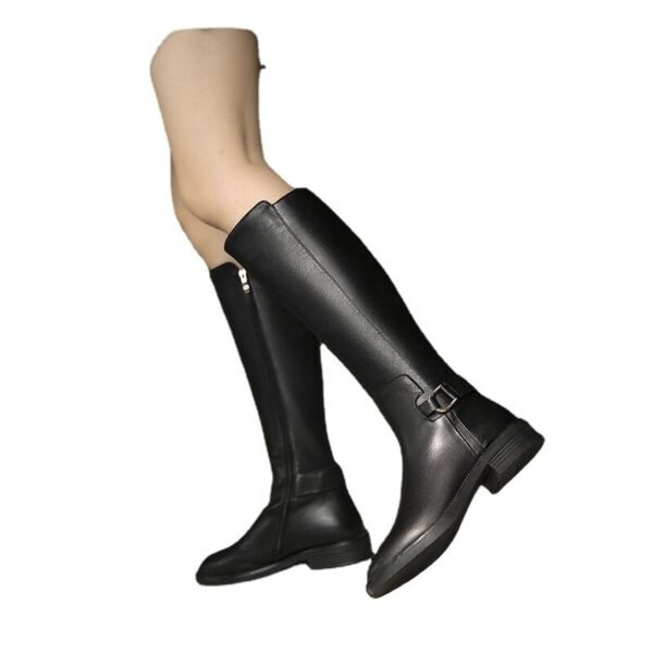 Below The Knee Knee-high Boots Knight Boots Women - Image 5