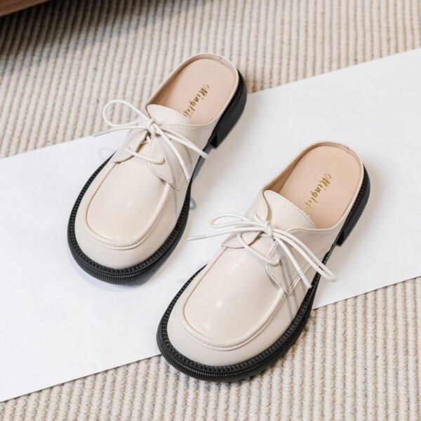 Baotou Half Slippers Women Outer Wear Thick Bottom - Image 3