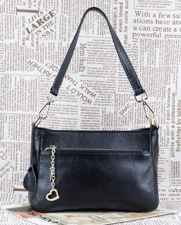 Women's Genuine  Messenger Leather Shoulder Bag - Image 8