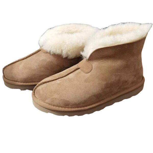 Women's Fashionable Suede Fur Snow Boots - Image 2