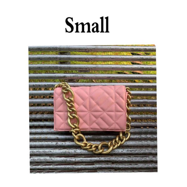 All-match Quilted One-shoulder Chain Bag Small Square Bag Envelope - Image 4