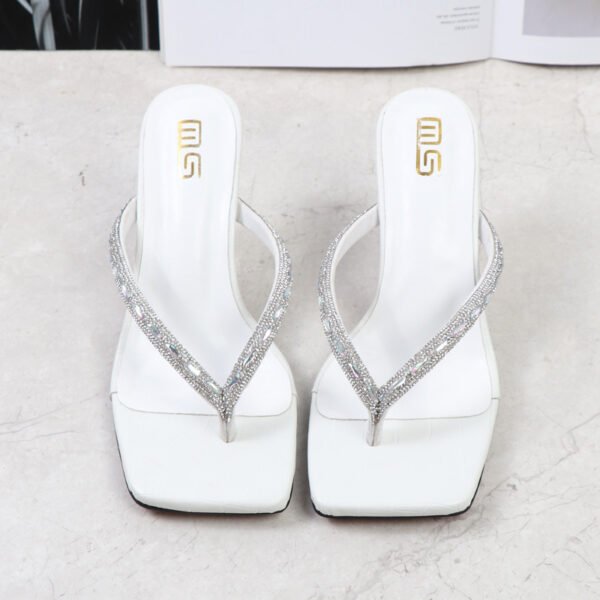 Women's High Heel Rhinestone Clip Solid Color - Image 6