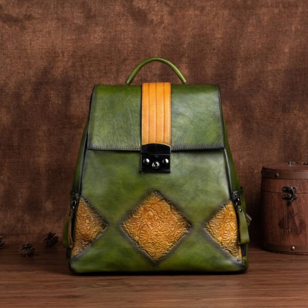 Womens Vintage Chinese Style Backpack - Image 8