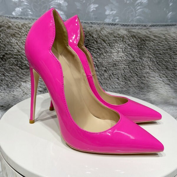 Women's Patent Leather With Ultra-thin Heels And High Heels - Image 3