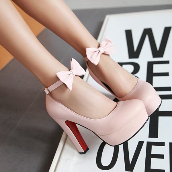 Women's High Heel Chunky Shoes