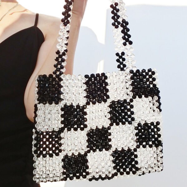 Woven Beaded Bag With Various Pattern Puzzles - Image 3