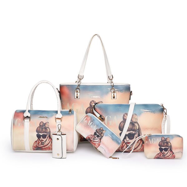 020 New Style Inkjet Female Bag Fashion Cartoon Printing Picture-Child Bag Handbag Simple One-Shoulder Big Bag - Image 3