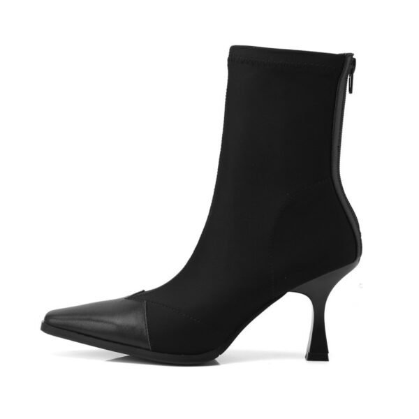 Autumn Winter Ankle Boots Stiletto Elastic Socks Boots - Image 2