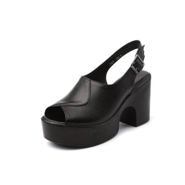 Women's Fishmouth Waterproof Platform Sandals - Image 6