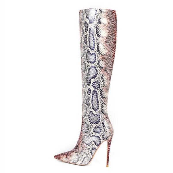 Women's Plus Size Stiletto High Boots - Image 6