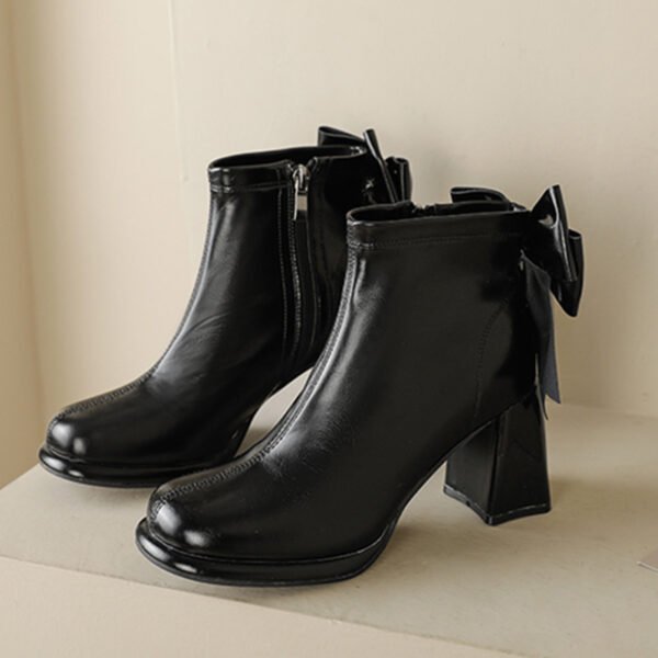 Women's Raised Short Bow Martin Boots - Image 6