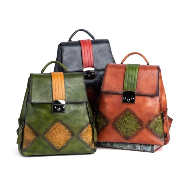 Womens Vintage Chinese Style Backpack - Image 7