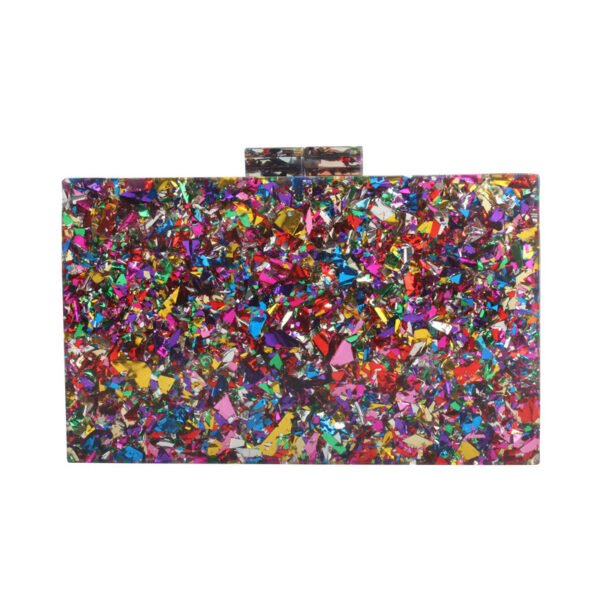 All-match Acrylic Beads Small Square Bag - Image 2